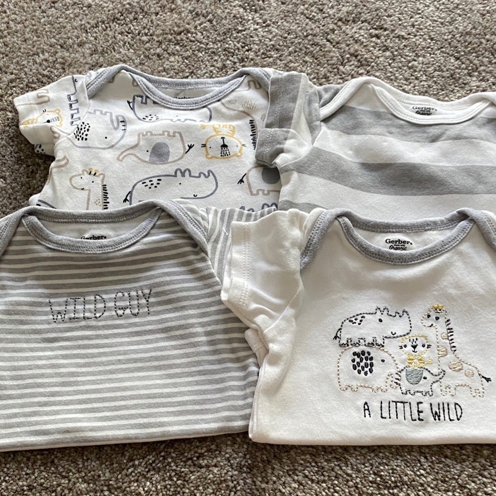 Set of 4 onesies